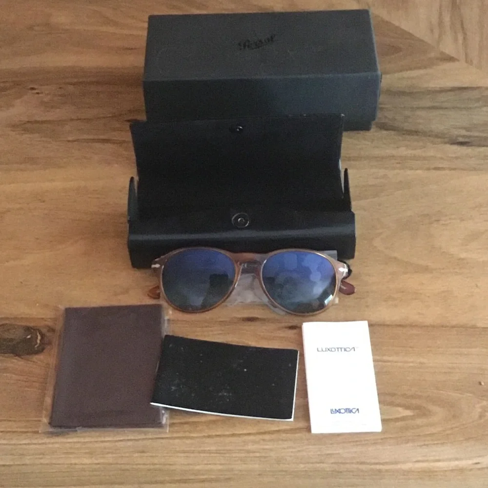 Persol Polarized sunglasses Terra DI Siena Handmade in Italy